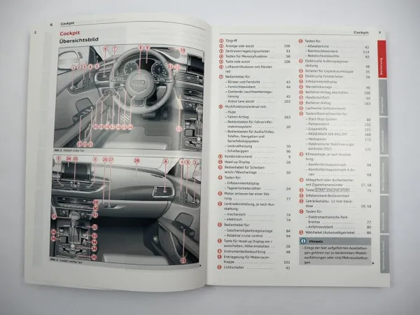 Audi A7 C7 4G Sportback & S7 Betriebsanleitung 11/2023 Bordbuch deutsch