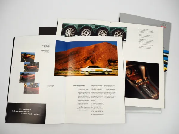 Audi Cabriolet 8G Prospekt Mappe Preisliste Ausstattung technische Daten 1997