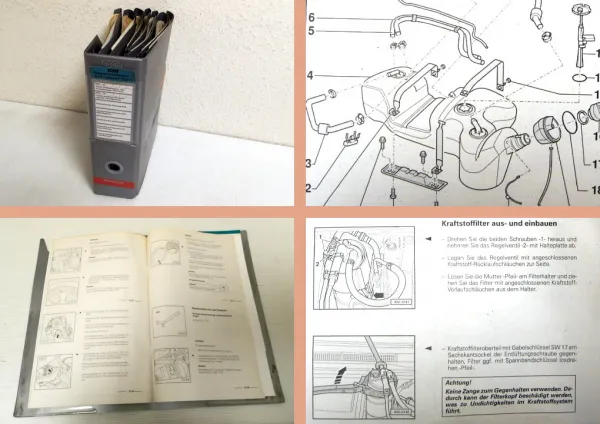 Audi Cabriolet ab 1992 7 Reparaturleitfaden im Schuber Motor ACE 1Z AHU ...