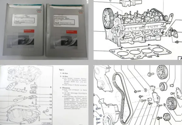 Audi Cabriolet ab 1992 8G 4 Zylinder 1,8l Motor Motronic ADR Reparaturleitfaden