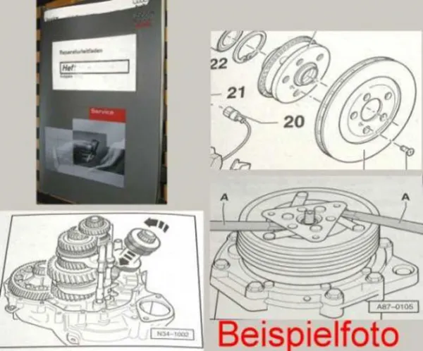 Audi Cabriolet Kraftstoffversorgung Reparaturhandbuch