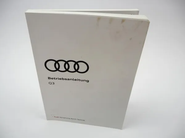 Audi Q3 F3 & RS Q3 Betriebsanleitung Bedienungsanleitung Bordbuch 11/2022