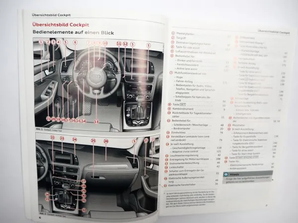 Audi Q5 8R SQ5 quattro Betriebsanleitung Bedienungsanleitung 5/2016