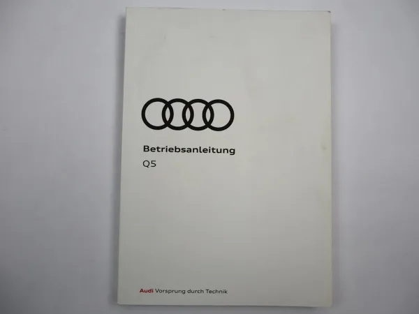 Audi Q5 FY 40 50 TDI quattro Betriebsanleitung Bedienungsanleitung 11/2020