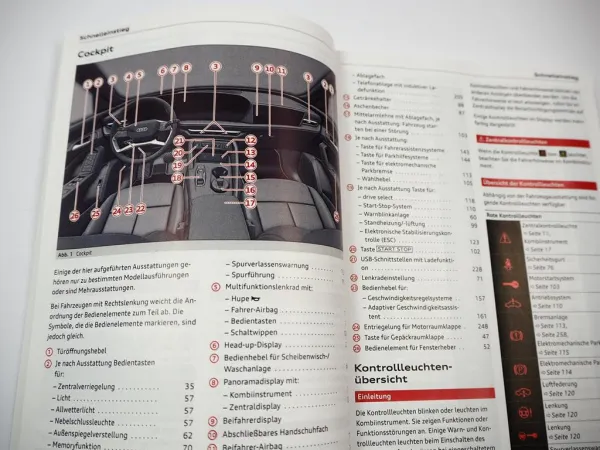 Audi Q5 FY SUV SQ5 TDI TFSI Betriebsanleitung Bedienungsanleitung 9/2024