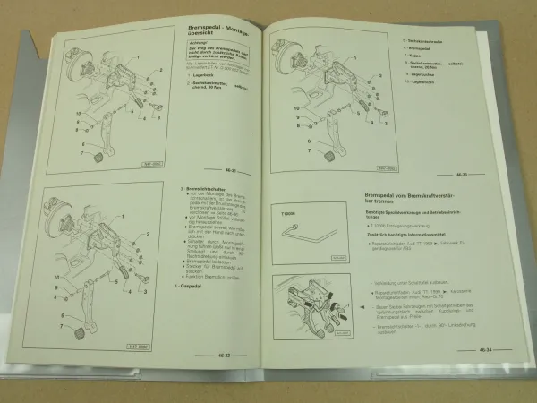 Audi TT ab 1999 Bremse Reparaturhandbuch Instandsetzung