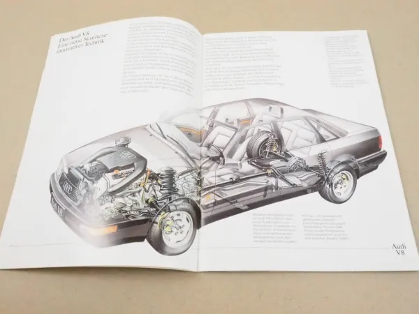 Audi V8 Produktinformation Nr. 8/88