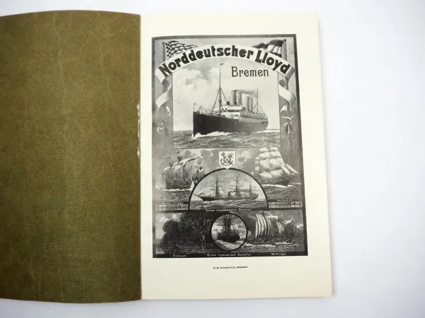 Aus dem Betriebe des Norddeutschen Lloyd Bremen ca. 1912 Firmengeschichte