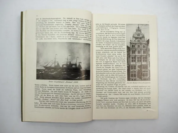 Aus dem Betriebe des Norddeutschen Lloyd Bremen ca. 1912 Firmengeschichte