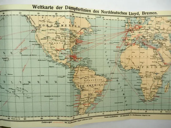 Aus dem Betriebe des Norddeutschen Lloyd Bremen ca. 1912 Firmengeschichte