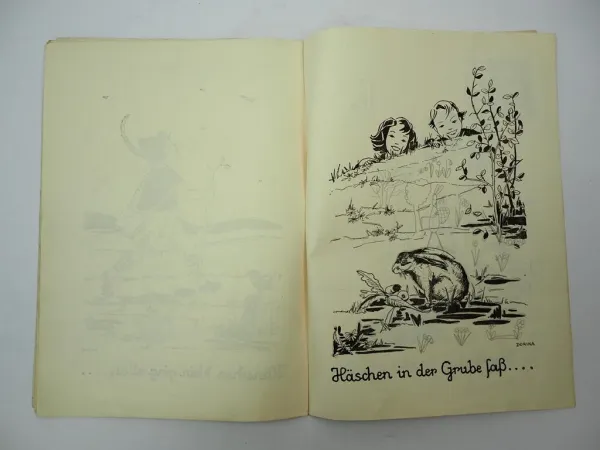 Aus dem Reiche des Kindes Malheft nach deutschen Kinderliedern ca. 1950