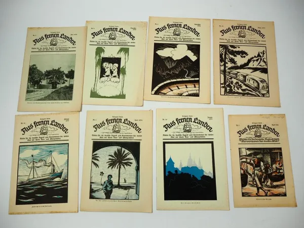 Aus fernen Landen 8x Zeitschrift für die Jugend 1932/35