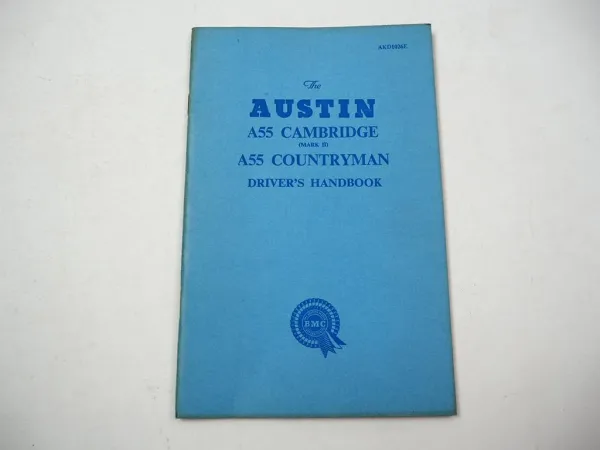 Austin A55 Cambridge Countryman Drivers Handbook Betriebsanleitung in Englisch