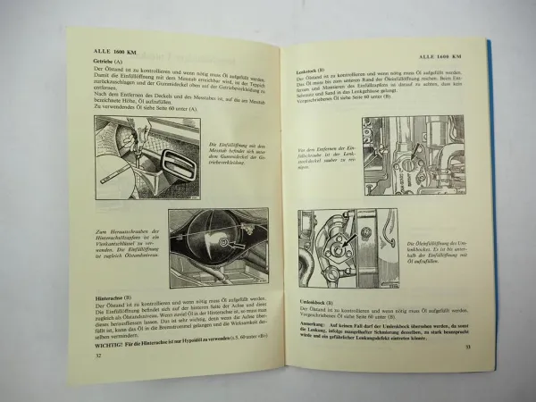 Austin A55 Cambridge Mark II Betriebsanleitung Bedienungsanleitung