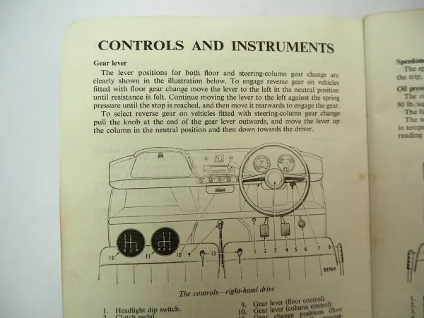 Austin A60 Cambridge Saloon Countryman Drivers Handbook 1966