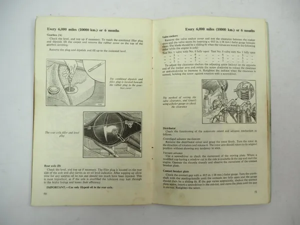 Austin A60 Cambridge Saloon Countryman Drivers Handbook 1966