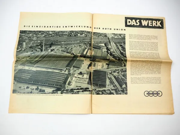 Auto Union DKW Firmenzeitschrift Illustrierte 1953 Motorrad PKW Lieferwagen