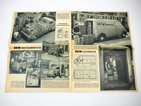 Auto Union DKW Firmenzeitschrift Illustrierte 1953 Motorrad PKW Lieferwagen