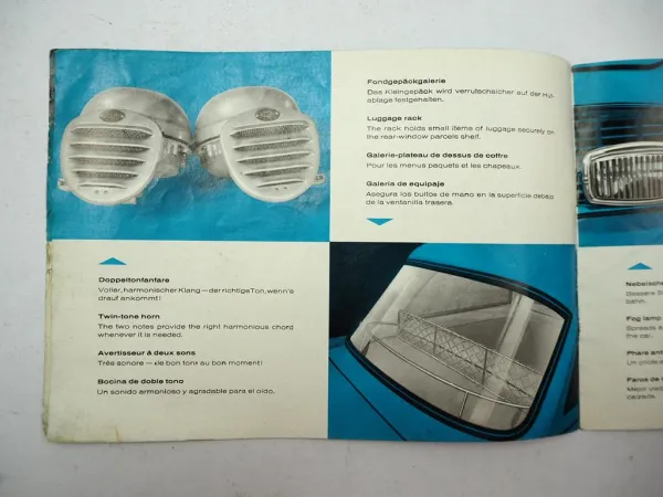 Auto Union DKW Junior Spezial Zubehör Prospekt + Preisliste ca. 1960