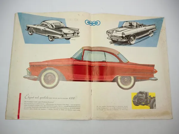 Auto Union DKW Nachrichten Sonderdruck Nr. 46 Zeitschrift 1957 PKW Nutzfahrzeuge