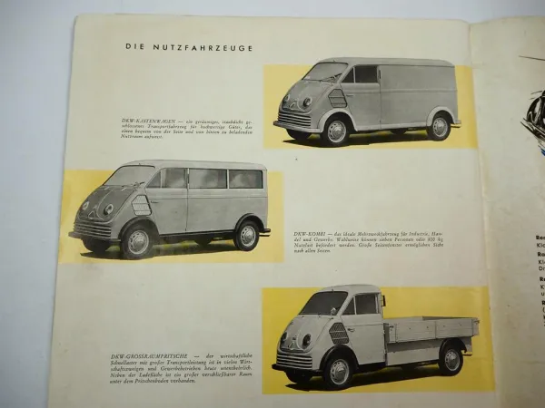 Auto Union DKW Nachrichten Sonderdruck Nr. 46 Zeitschrift 1957 PKW Nutzfahrzeuge