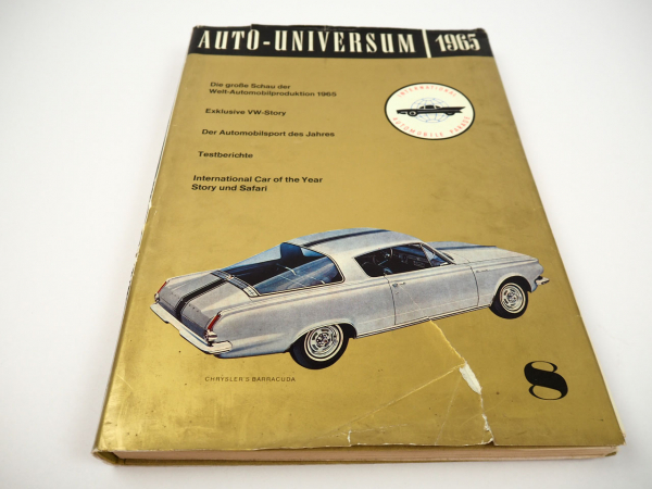 Auto Universum 8/1965 VW Story Automobil Parade Testberichte Motorsport