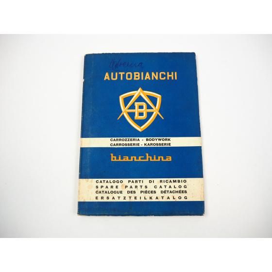 Autobianchi Bianchina 110 Ersatzteilkatalog Karosserie Catalogo Parti 1959