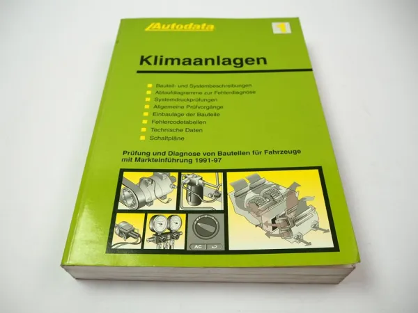 Autodata Klimaanlagen Prüfung Diagnose Schaltpläne 1991-1997 Werkstatthandbuch