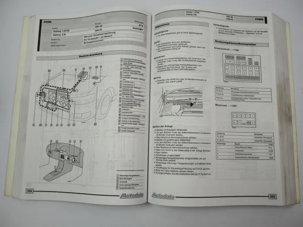 Autodata Klimaanlagen Prüfung Diagnose Schaltpläne 1991-1997 Werkstatthandbuch