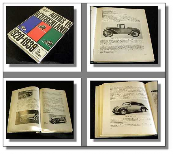 Autos in Deutschland 1920 bis 1939 Typengeschichte 1975 Heinrich von Fersen
