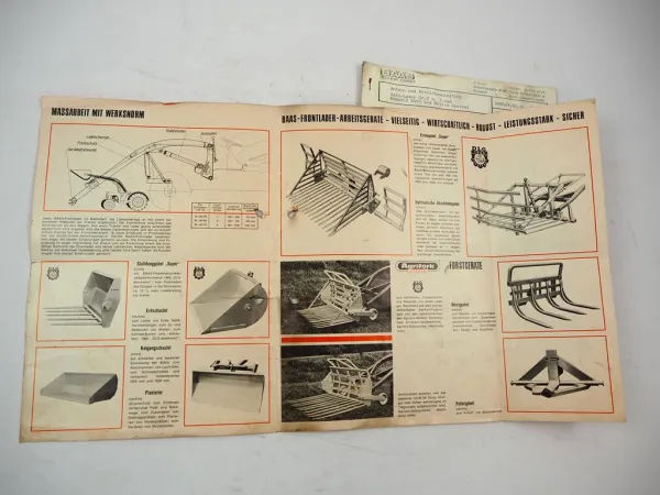 Baas Frontlader Gr. 2 und 3 Anbauanleitung an Renault R461 bis R651-4