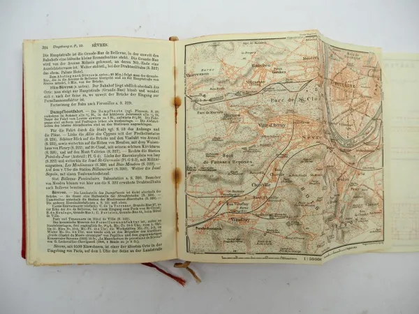 Baedekers Reisehandbuch Paris Ausgabe 1923