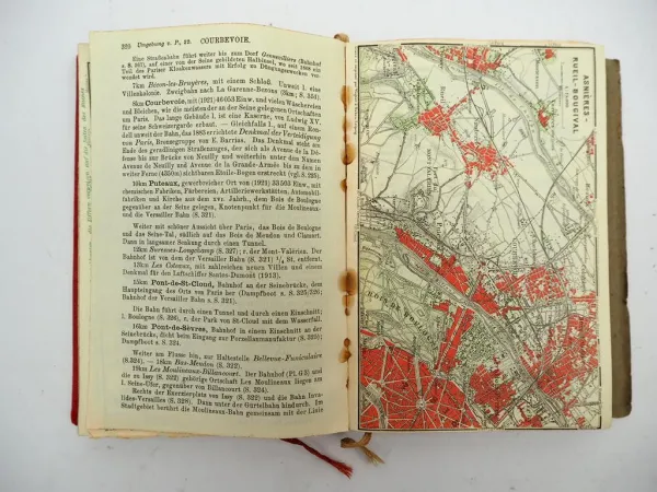 Baedekers Reisehandbuch Paris Ausgabe 1923