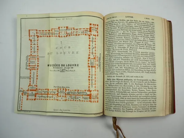 Baedekers Reisehandbuch Paris und Umgebung 1923