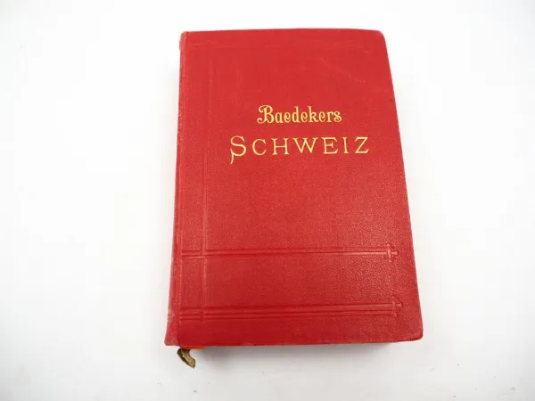 Baedekers Reisehandbuch Schweiz Ausgabe 1913