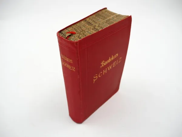 Baedekers Reisehandbuch Schweiz Ausgabe 1913