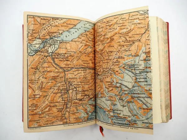 Baedekers Reisehandbuch Schweiz Ausgabe 1913