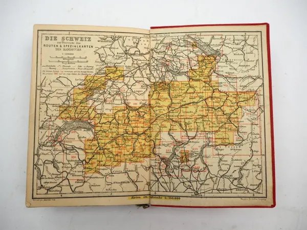 Baedekers Reisehandbuch Schweiz Ausgabe 1913