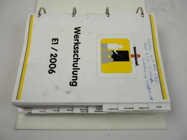Baumann EHX EGX EVS Elektro Seitenstapler Schulung Reparatur Wartung 2006