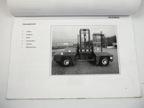Baumann EXH50 Elektro Seitenstapler Bedienungsanleitung 2004
