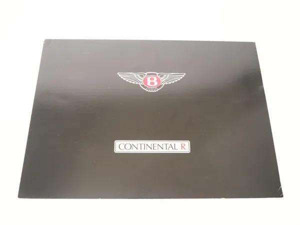 Bentley Continental R V8 6,75l Prospekt Brochure 1991 Englisch