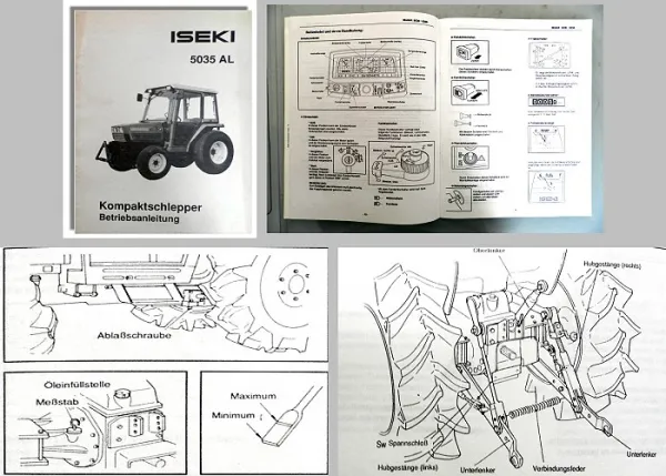 Betriebsanleitung Iseki 5030 5035 AL Kompaktschlepper