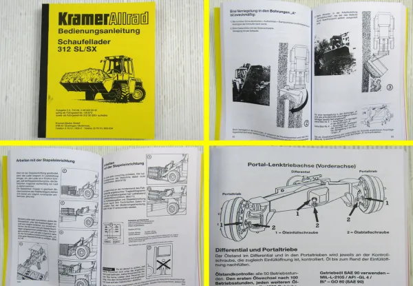 Betriebsanleitung Kramer Allrad 312SL SX SLx Bedienungsanleitung