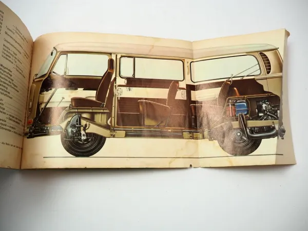 Betriebsanleitung VW T2 Bus Transporter Bedienungsanleitung 1969