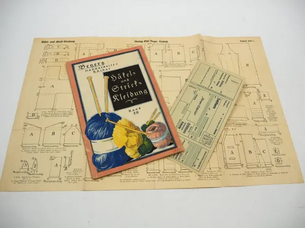 Beyers Handarbeitsbücher Häkel und Strickkleidung Bd. 56 ca. 1920/30