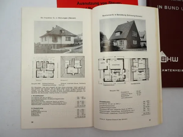 BHW Bausparkasse Beamtenheimstättenwerk Wohnungspolitik 1957/61