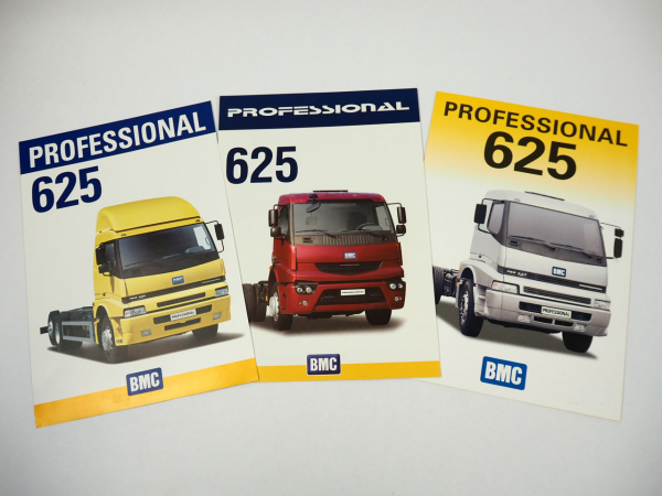 BMC 625 Professional Truck LKW 3x Prospekt Brochure 2004/08