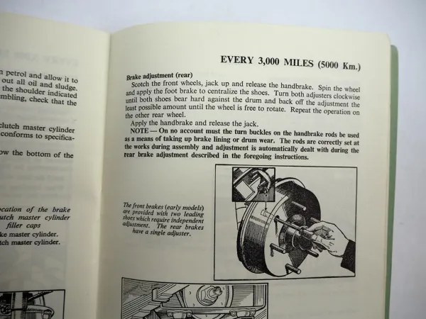 BMC Austin Morris J2M16 Vehicles Drivers Handbook 1965