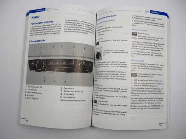 BMW 1er F20 F21 116i-125i M135i 114d-125d Betriebsanleitung Bordbuch 2015 Bedienung
