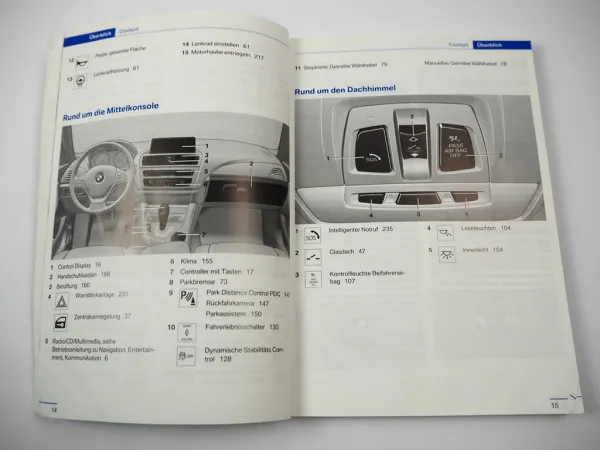 BMW 1er F20 F21 116i-125i M140i 114d-125d Betriebsanleitung Bordbuch 6/2016
